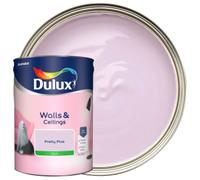 Dulux Walls & Ceilings Silk Emulsion Paint - Pretty Pink - 5L