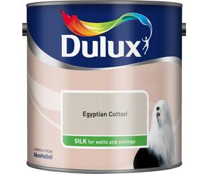 Dulux Silk Interior Walls & Ceilings Emulsion Paint 2.5L - Egyptian Cotton
