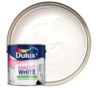 Magic White Silk Emulsion Paint For Walls And Ceilings - Pure Brilliant White 2. 5 Litres