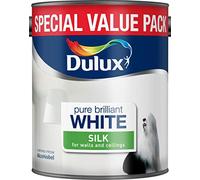 Dulux Silk Pure Brilliant White Walls & Ceiling 3L Matt 391431 SALE