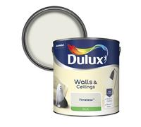 Dulux Silk Emulsion Paint For Walls And Ceilings - Timeless 2.5 Litres