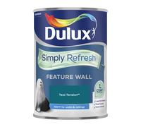 Dulux Simply Refresh Feature Wall Matt Emulsion Paint - Teal Tension - 1.25L, 5569246