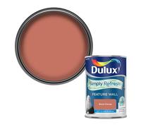 Dulux Matt Emulsion Paint Simply Refresh Feature Wall Blood Orange 1.25L