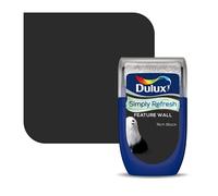 Dulux Simply Refresh Feature Wall One Coat Matt Emulsion Paint Rich Black - Tester 30ml