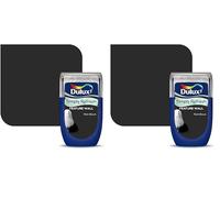Dulux Simply Refresh Feature Wall Matt Emulsion Paint - Rich Black - 30ML, Tester, 5569131 (Pack of 2)