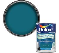 Dulux Simply Refresh Feature Wall Matt Emulsion Paint - Teal Tension - 1.25L, 5