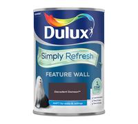 5569241 Simply Refresh Feature Wall Matt Emulsion Paint - Acai Berry - 1.25L
