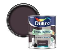Dulux Simply Refresh Multi Surface Eggsgell Paint - Decadent Damson - 750ML