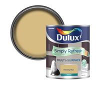Dulux Simply Refresh Multi Surface Eggsgell Paint - Honey Nut - 750ML