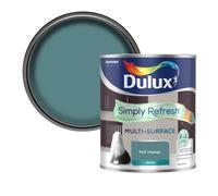 Dulux Simply Refresh Multi Surface Eggsgell Paint - Teal Voyage - 750ML