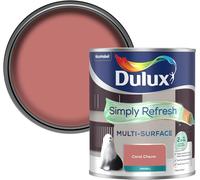 Dulux Simply Refresh Multi Surface Eggshell Paint Coral Charm - 750ml