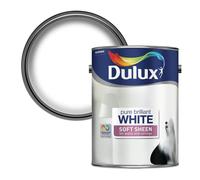 Dulux Soft Sheen Emulsion Paint For Walls And Ceilings - Pure Brilliant White 5L