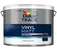 Dulux Trade 10L Vinyl Matt - Pure Brilliant White Finish