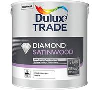 Dulux Trade - 2.5L White Satin Wood Paint