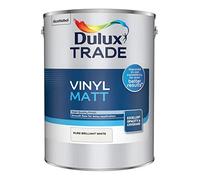 Dulux Trade 5L Vinyl Matt - Pure Brilliant White Finish