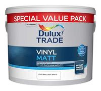 Dulux Trade 7.5L Vinyl Matt Special Value Pack - Pure Brilliant White Finish