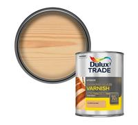 Dulux Trade Diamond Clear Gloss Floor Wood Varnish, 1L