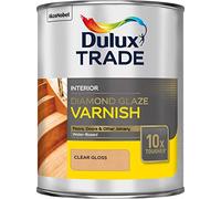 Dulux Trade Diamond Clear Gloss Floor Wood Varnish, 1L