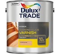 Dulux Trade Diamond Clear Gloss Floor Wood Varnish, 1L