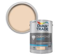 Dulux Trade Diamond Magnolia Matt Wall & Ceiling Emulsion Paint, 5L