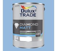 Dulux Trade Diamond Matt Emulsion Blue Babe 5Ltr