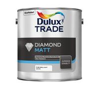 Dulux Trade Diamond Matt Emulsion Pure Brilliant White Magnolia All Size Tins