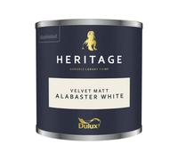 Dulux Heritage Colour Tester, Alabaster White, Luxury Colour Testers