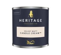 Heritage Dulux Matt Emulsion Paint Candle Cream Tester 125 ml