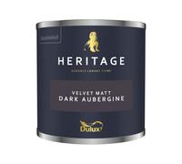 Dulux Heritage Colour Tester, Dark Aubergine, Luxury Colour Testers