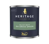 Dulux Heritage Velvet Matt Paint 125ml, DH Grass Green, High Quality Matt Emulsion Paint