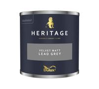 Dulux Heritage Colour Tester, Lead Grey, Luxury Colour Testers