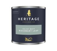 Dulux Heritage Velvet Matt Paint 125ml, Rosemary Leaf, High Quality Matt Emulsion Paint