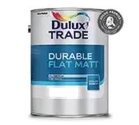 Dulux Trade Durable Flat Matt White 5L