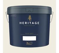 DULUX TRADE HERITAGE MATT ALABASTER WHITE 10L