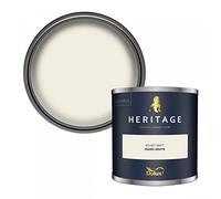 Dulux Heritage Velvet Matt Paint - 125ml Tester Pot - Piano White