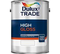 Dulux Trade High Gloss Paint Pure Brilliant White / White / Black - All Sizes