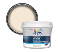 Dulux Trade Magnolia Matt Wall & Ceiling Emulsion Paint, 10L