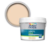 Dulux Trade Magnolia Silk Wall & Ceiling Emulsion Paint, 10L
