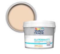 Dulux Trade Magnolia Super Matt Wall & Ceiling Emulsion Paint, 10L