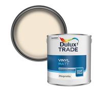 Dulux Trade Magnolia Vinyl Matt Emulsion Paint, 2.5L