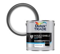 Dulux Trade Mouldshield Pure Brilliant White Matt Interior Anti-Mould Paint, 2.5L