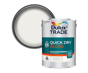 Dulux Trade Paint Quick Dry Gloss | All Sizes | Pure Brilliant White