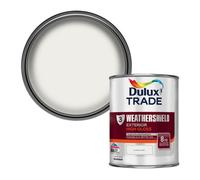 Dulux Trade Weathershield Exterior High Gloss, Pure Brilliant White 1L
