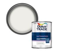 Dulux Trade Satinwood Paint, Pure Brilliant White 1L