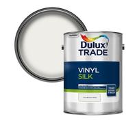 Dulux Trade Pure Brilliant White Silk Wall & Ceiling Emulsion Paint, 5L