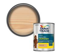 Dulux Trade Quick Dry Clear Gloss Wood Varnish, 1L