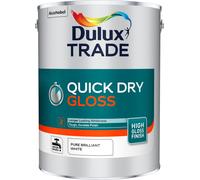 Dulux Trade Quick Dry Gloss - 5ltr Pure Brilliant White