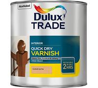 Dulux Trade Quick Drying Clear Varnish - Satin - 2.5L