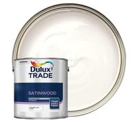 Dulux Trade Satinwood Paint - Pure Brilliant White - 2.5L
