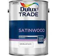 Dulux Trade Satinwood Paint, Pure Brilliant White 5L